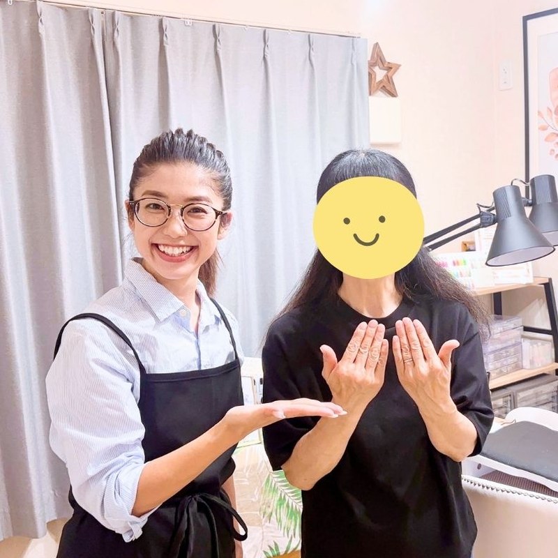 青梅市 Welina お客様の声5 Y様 50代 ご来店時の様子